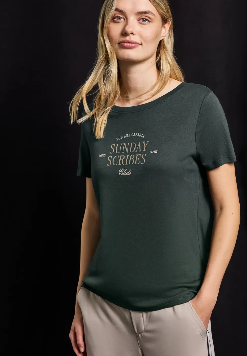 Shirt met tekst