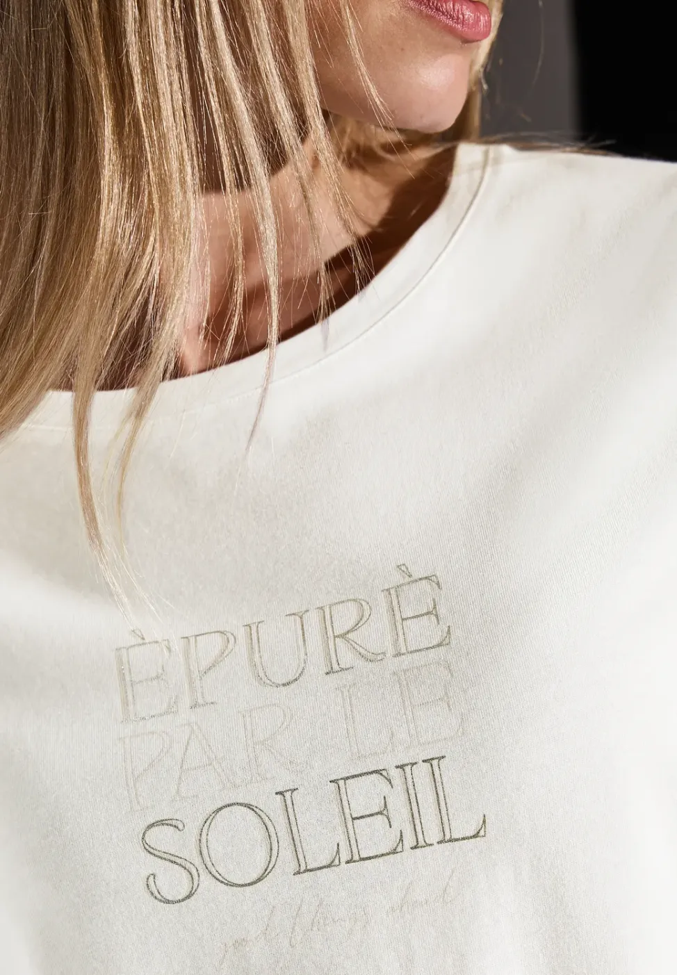 Shirt met tekst