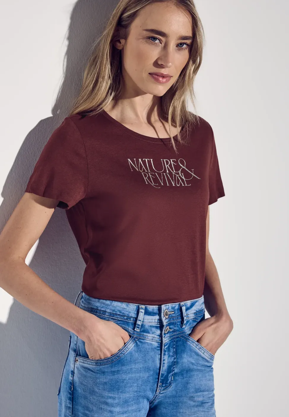 Shirt met tekst