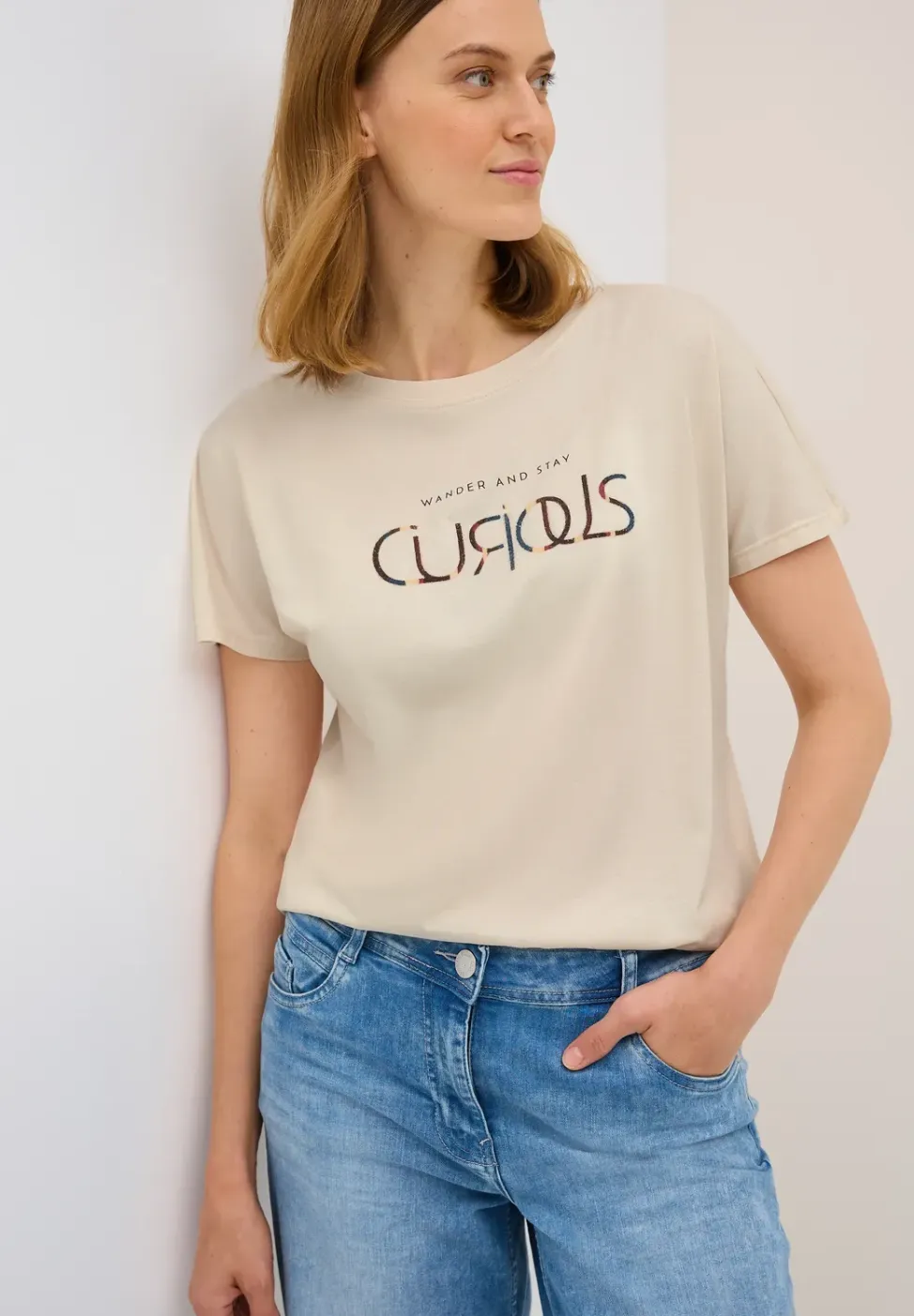 Shirt met tekst