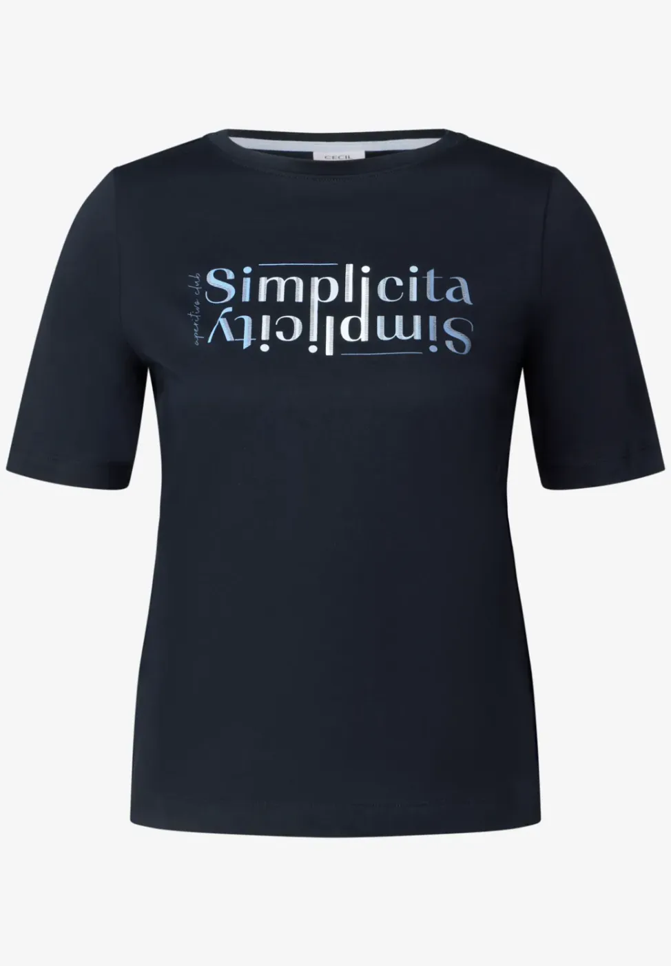 Shirt met tekst