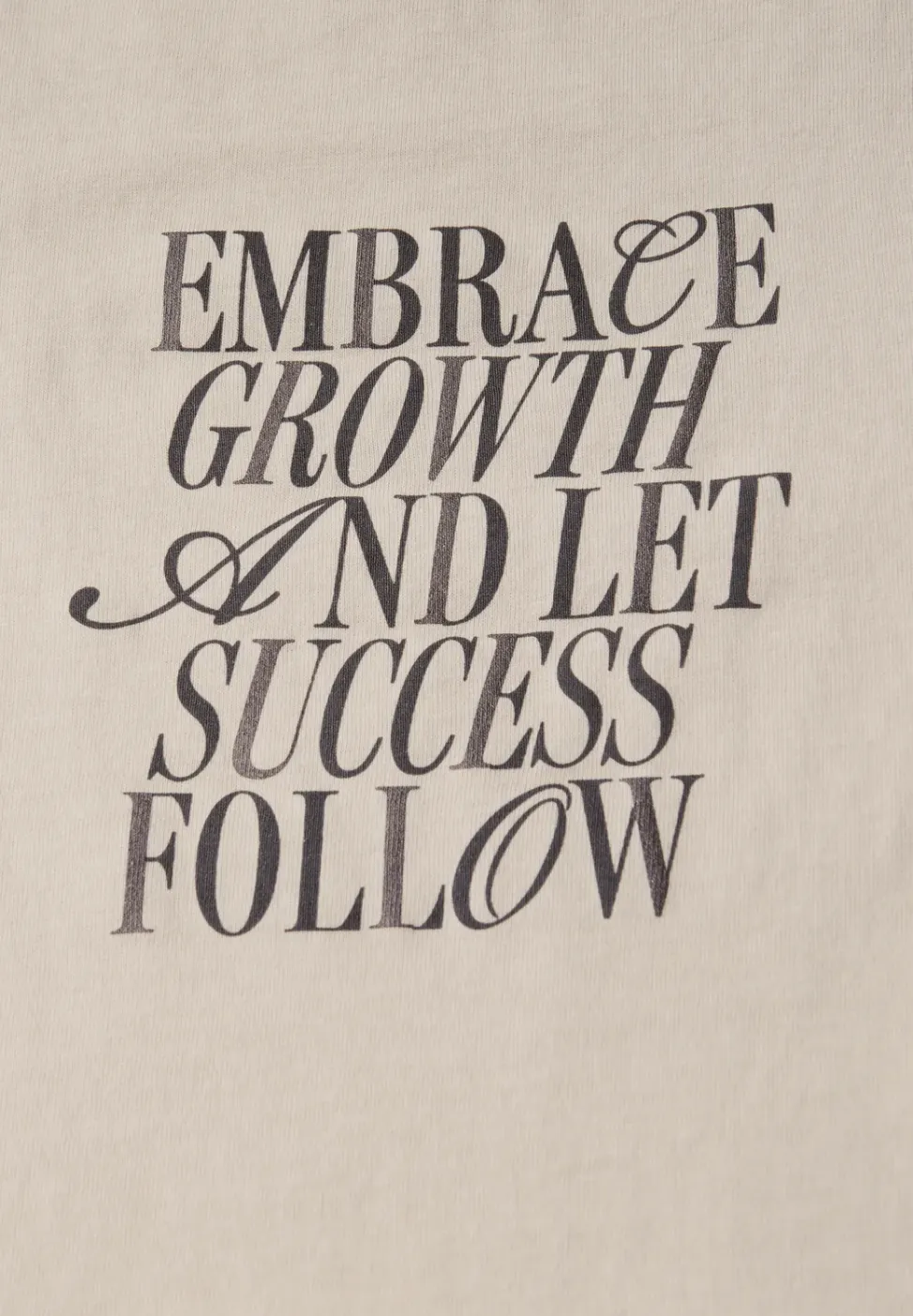 Shirt met tekst artwork