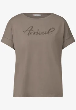 Shirt met tekstborduring