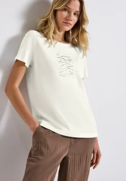 Shirt met tekstopdruk