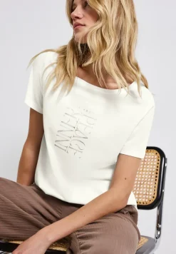 Shirt met tekstopdruk