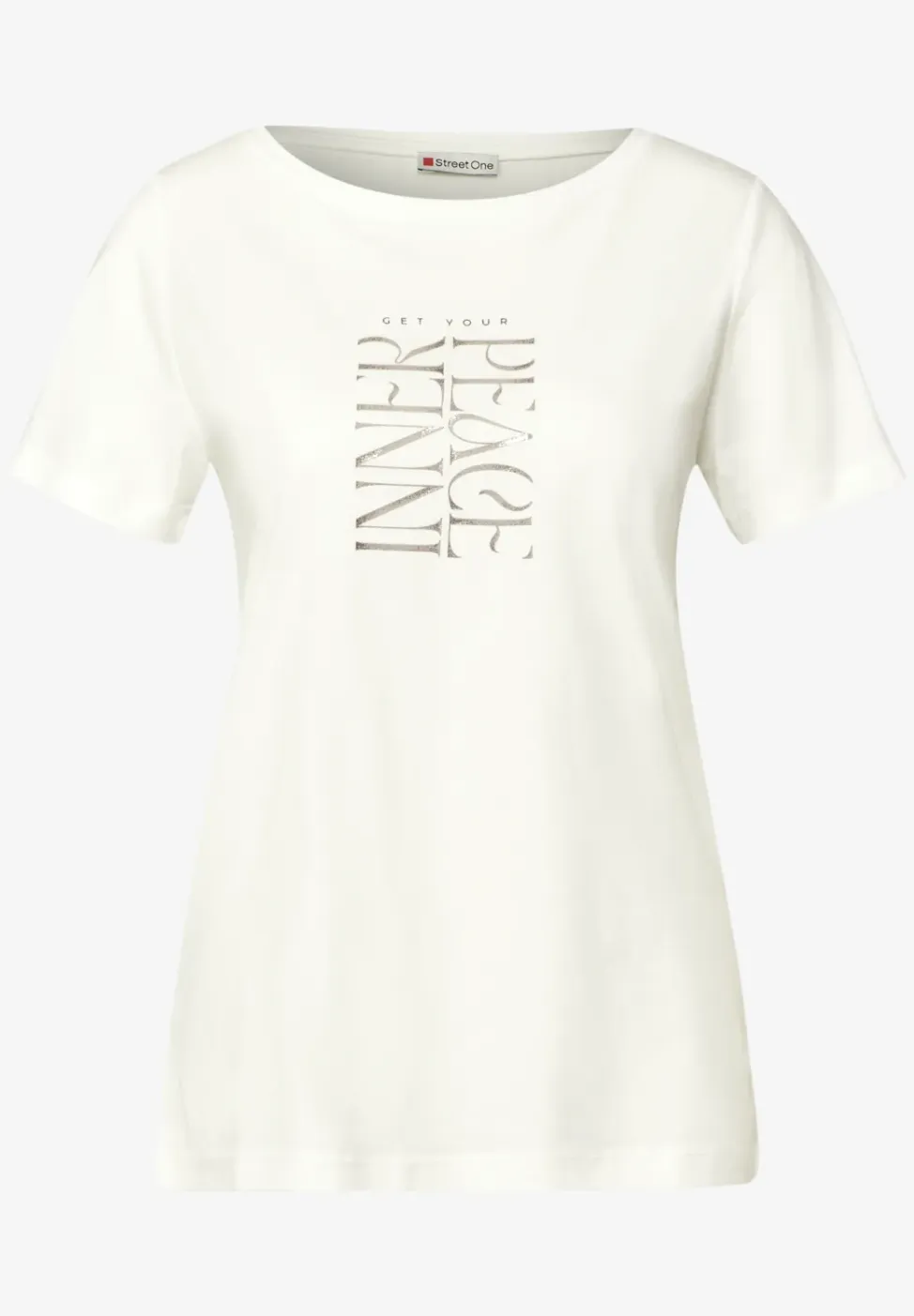 Shirt met tekstopdruk