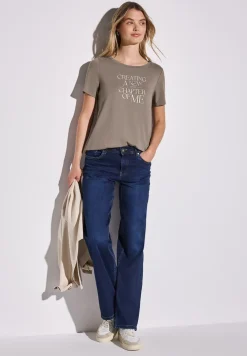 Shirt met tekstopdruk