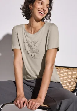 Shirt met tekstopdruk