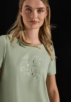 Shirt met tekstopdruk