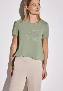 Shirt met tekstopdruk