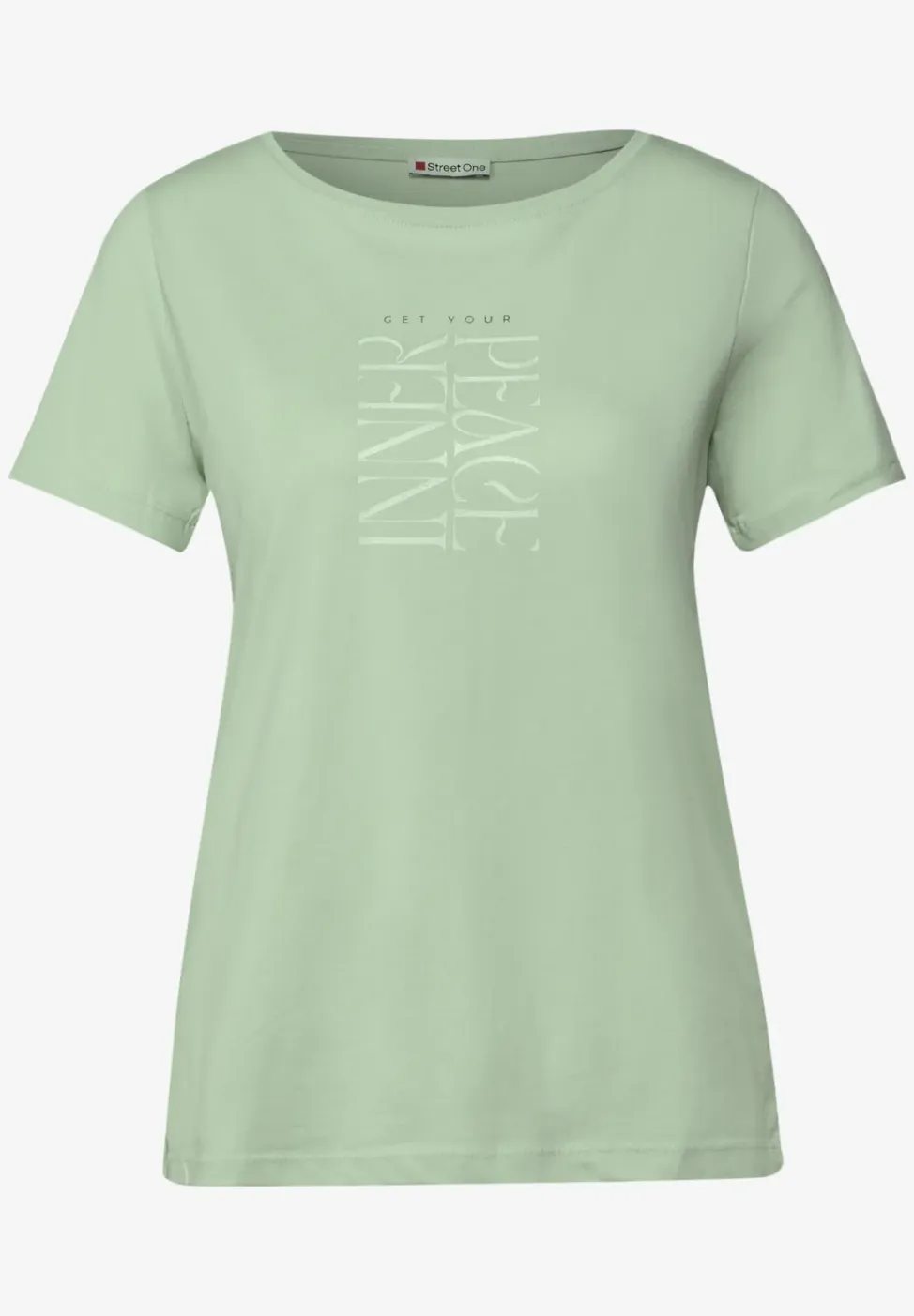 Shirt met tekstopdruk