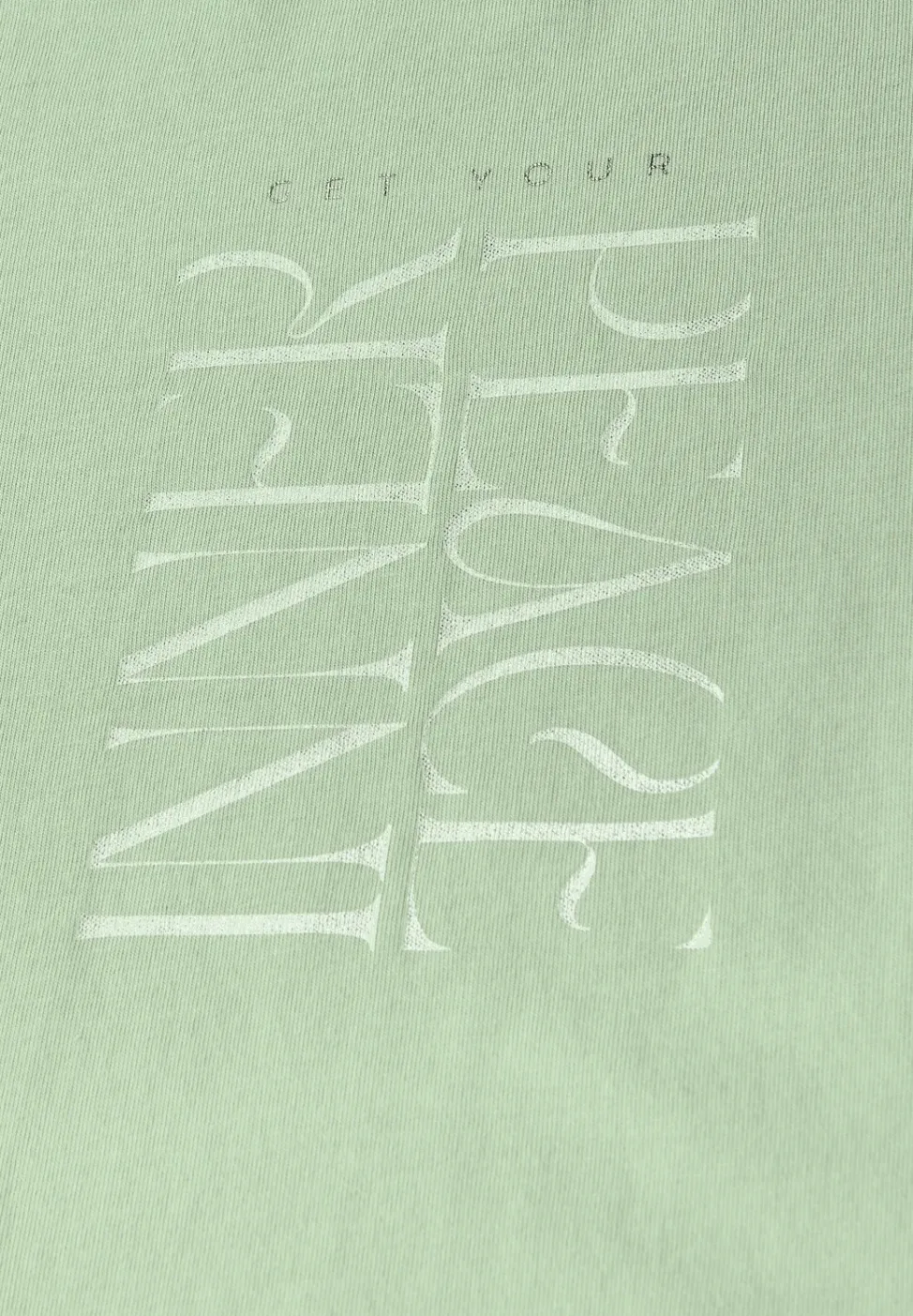 Shirt met tekstopdruk