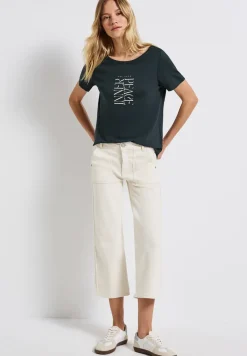 Shirt met tekstopdruk