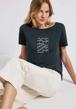 Shirt met tekstopdruk