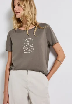 Shirt met tekstopdruk