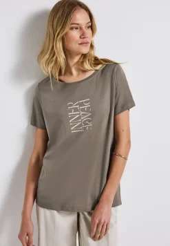 Shirt met tekstopdruk