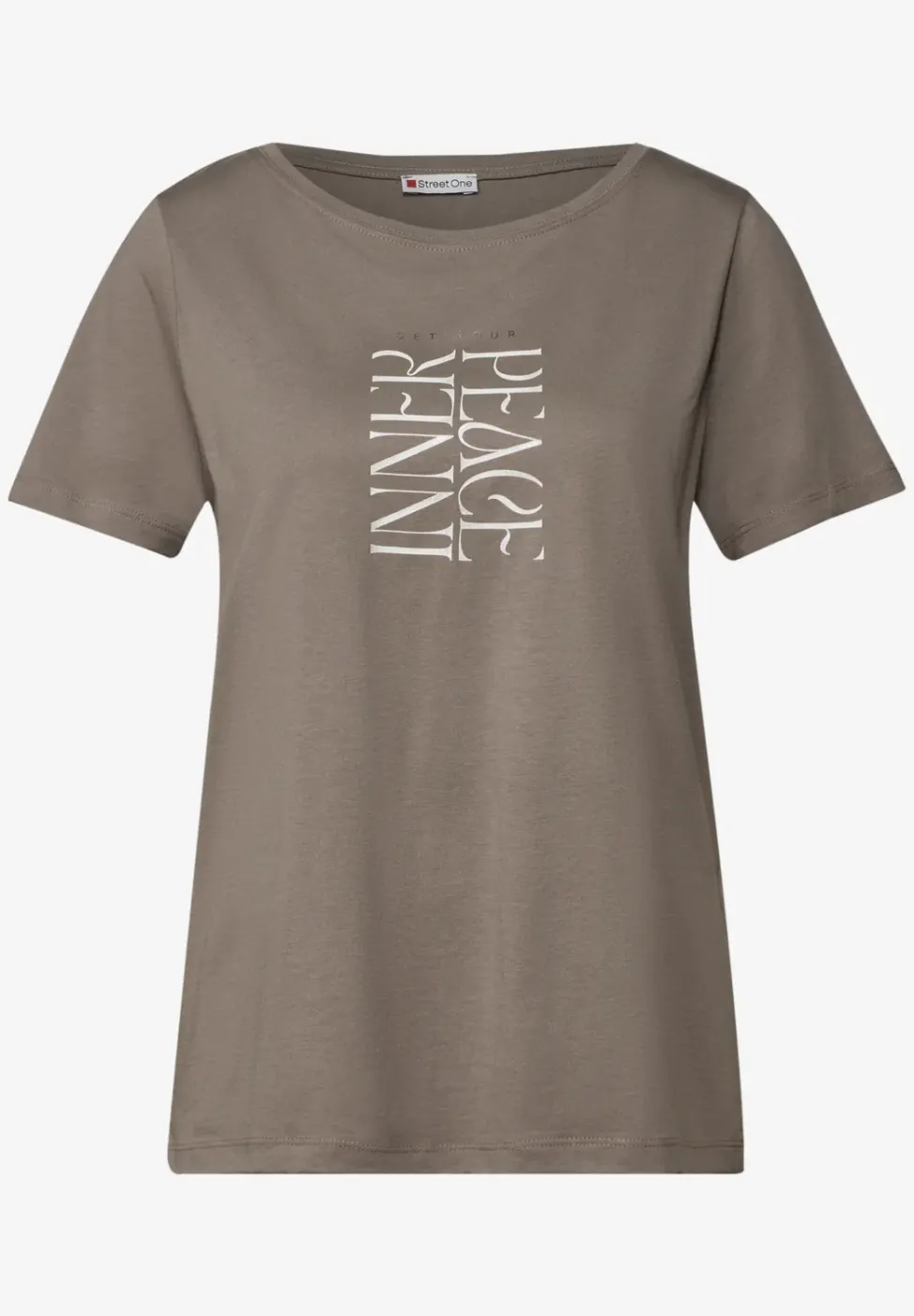 Shirt met tekstopdruk