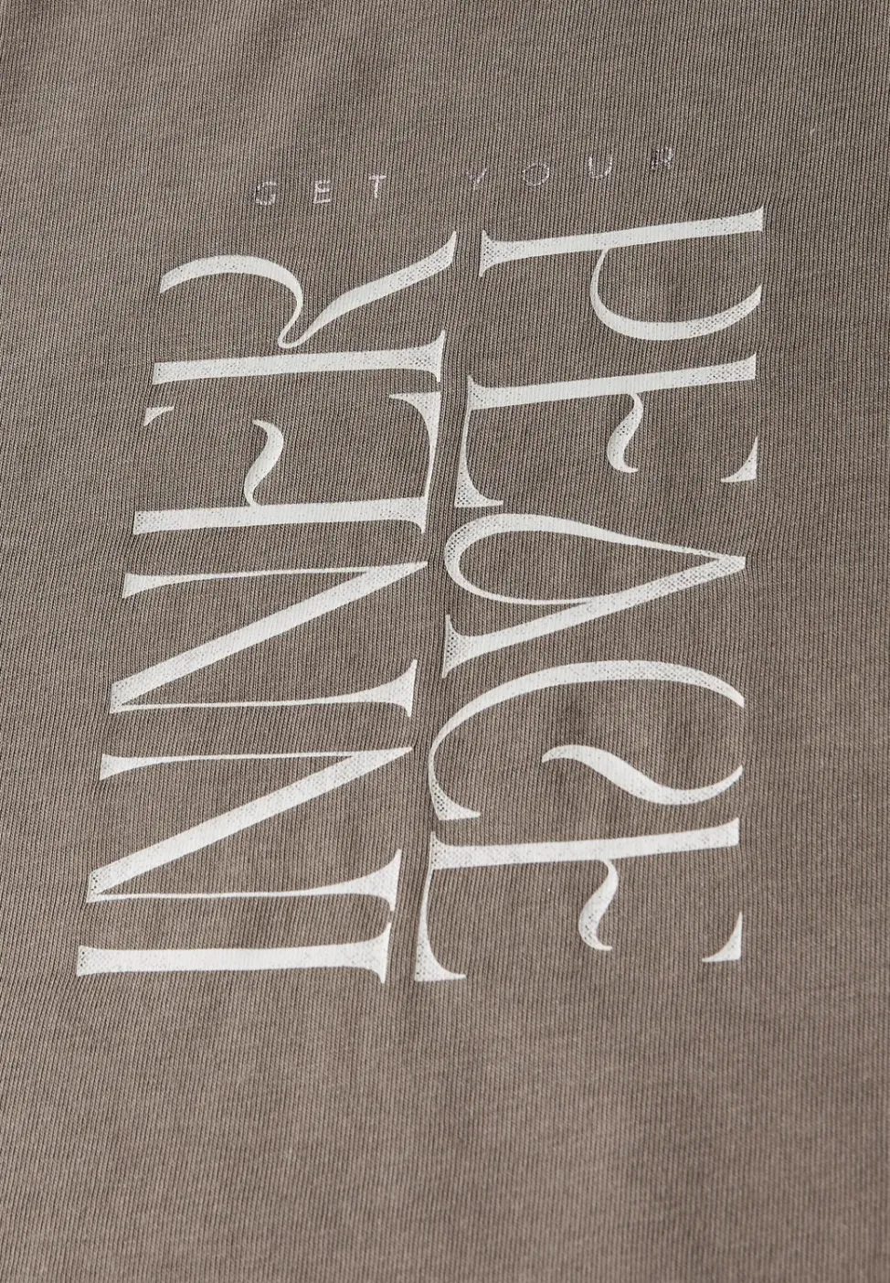 Shirt met tekstopdruk