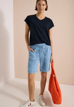 Shirt met ton-sur-ton burn-outpatroon