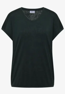 Shirt met ton-sur-ton burn-outpatroon