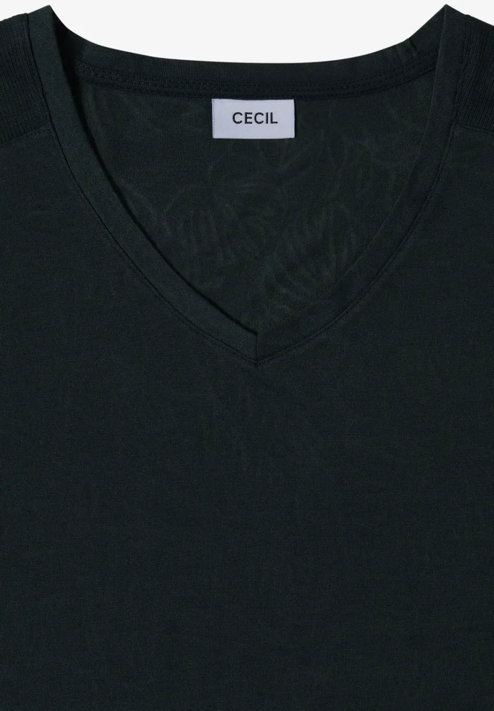 Shirt met ton-sur-ton burn-outpatroon