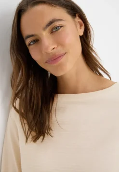 Shirt met ton-sur-ton strepen