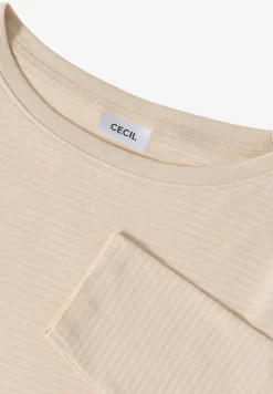 Shirt met ton-sur-ton strepen