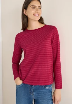 Shirt met ton-sur-ton strepen