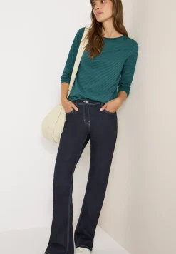 Shirt met ton-sur-ton strepen