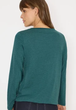 Shirt met ton-sur-ton strepen