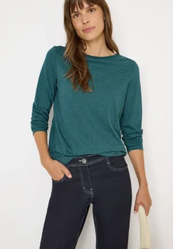 Shirt met ton-sur-ton strepen
