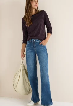 Shirt met ton-sur-ton strepen