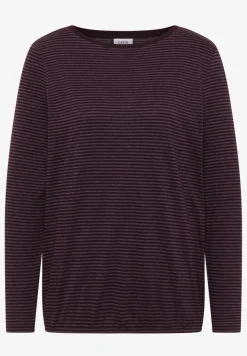 Shirt met ton-sur-ton strepen