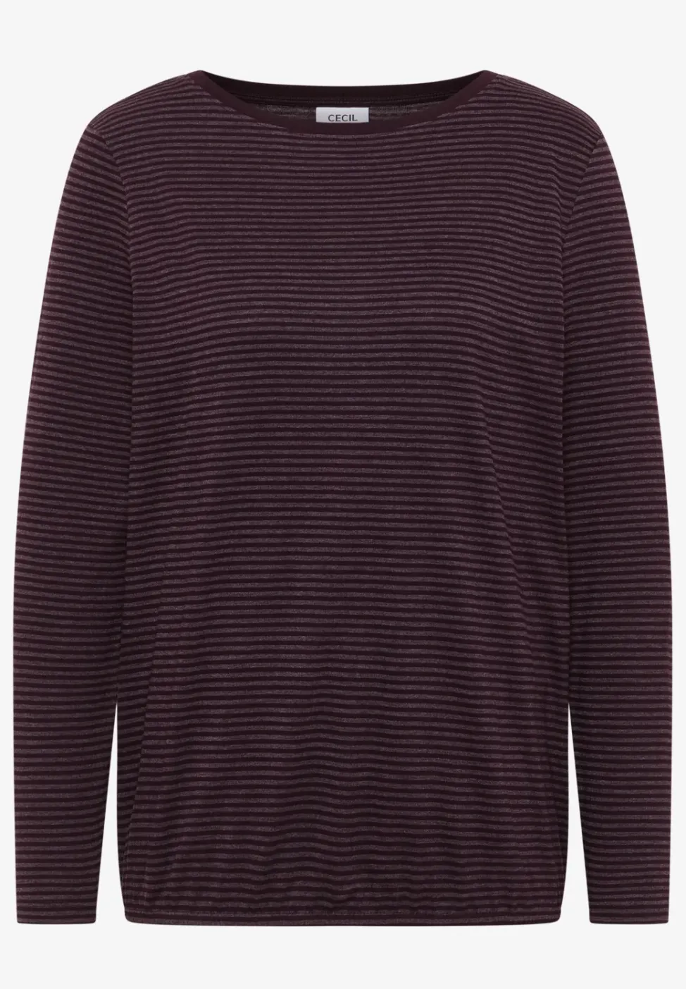 Shirt met ton-sur-ton strepen