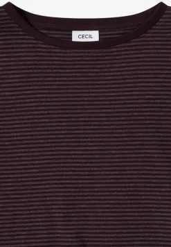 Shirt met ton-sur-ton strepen