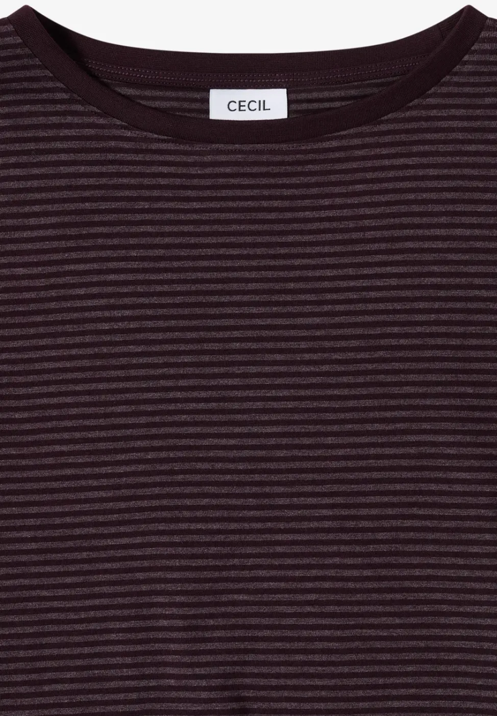 Shirt met ton-sur-ton strepen