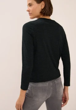 Shirt met ton-sur-ton strepen