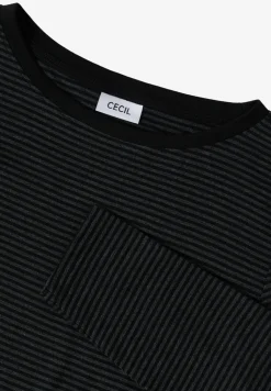 Shirt met ton-sur-ton strepen