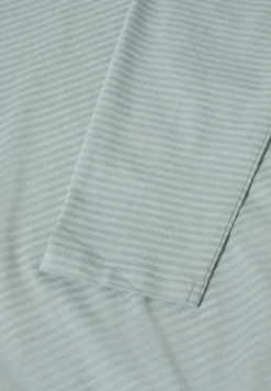 Shirt met ton-sur-ton strepen