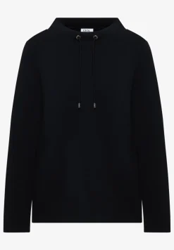 Shirt met trechtervormige hals
