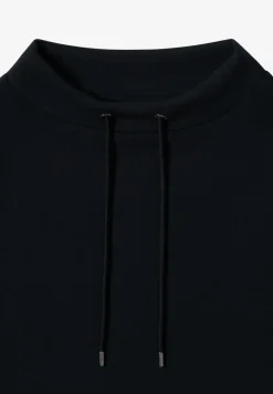 Shirt met trechtervormige hals