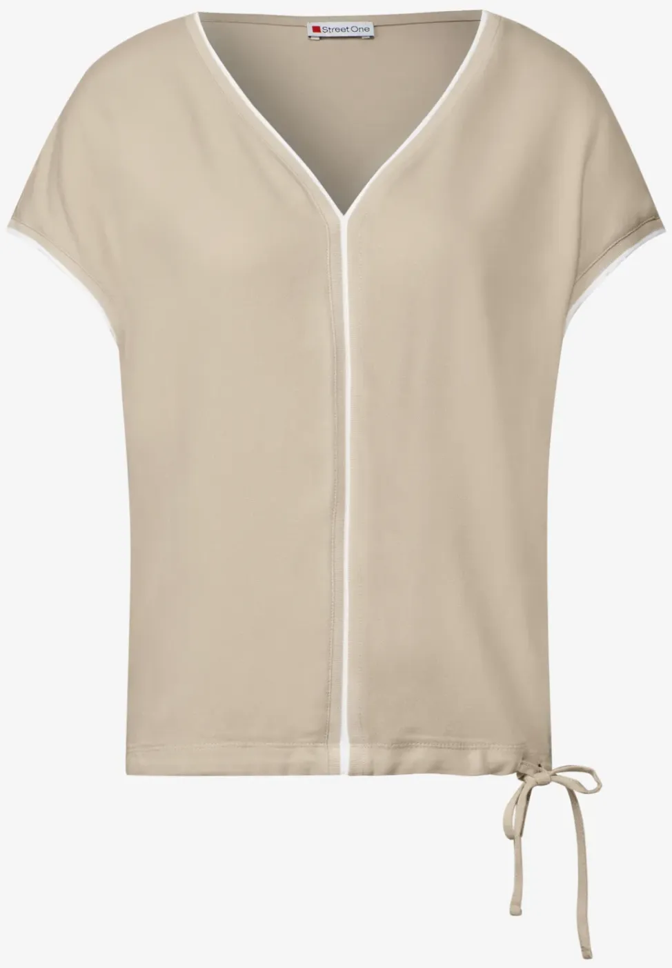 Shirt met trekkoord
