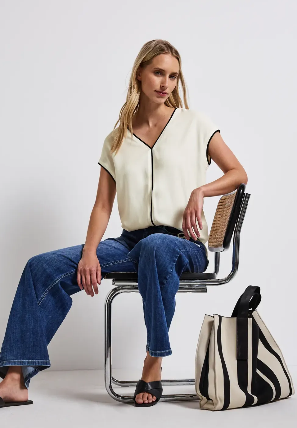 Shirt met trekkoord