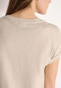 Shirt met tuniek en split aan de hals