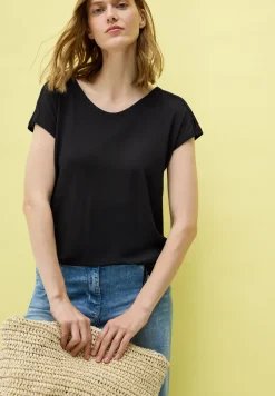 Shirt met uitgesneden details