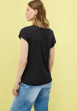 Shirt met uitgesneden details