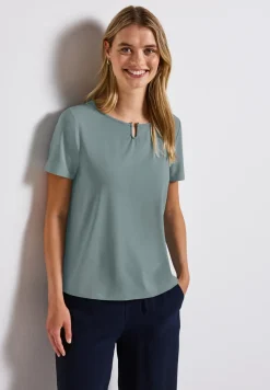 Shirt met uitsnijding