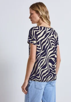 Shirt met uitsnijding