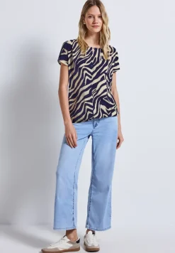 Shirt met uitsnijding