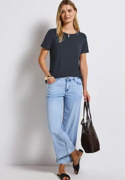 Shirt met uitsnijding